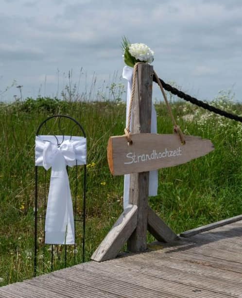 Strandhochzeit in Stein
